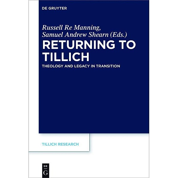 Returning to Tillich / Tillich Research Bd.13