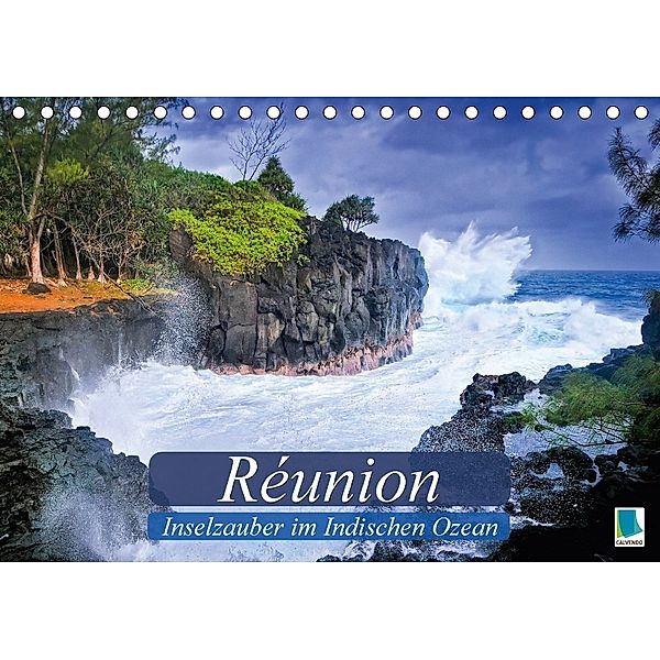Réunion - Inselzauber im Indischen Ozean (Tischkalender 2018 DIN A5 quer), CALVENDO