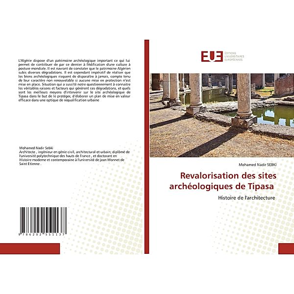 Revalorisation des sites archéologiques de Tipasa, Mohamed Nadir SEBKI