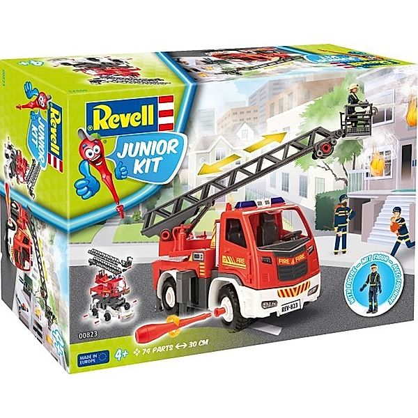 Revell REVELL Feuerwehr Leiterwagen mit Figur 1:20