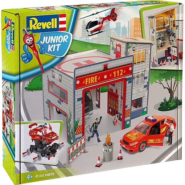 Revell REVELL Junior Kit Spielset Feuerwache