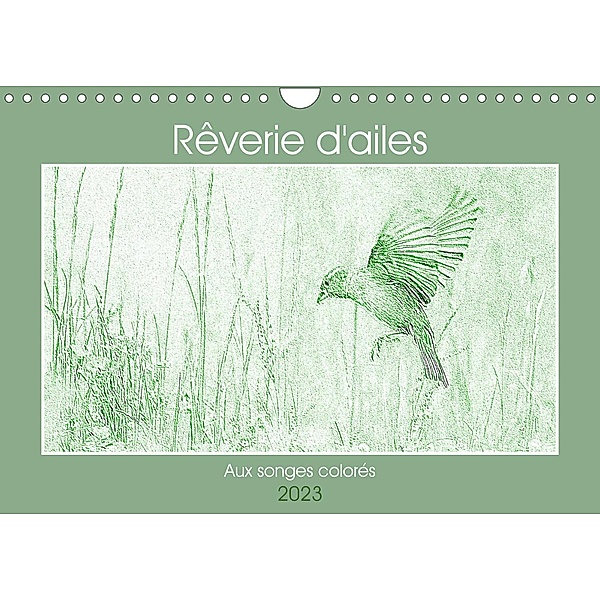 Rêverie d'ailes (Calendrier mural 2023 DIN A4 horizontal), Marie-Ange PAGNON