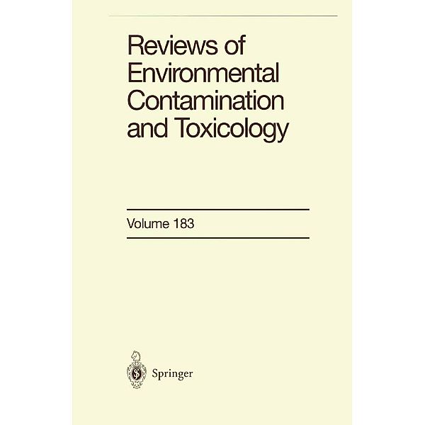 Reviews of Environmental Contamination and Toxicology, George W. Ware