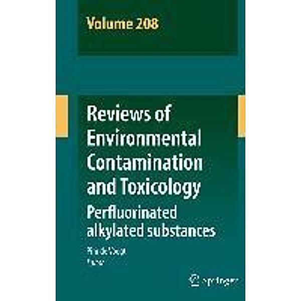 Reviews of Environmental Contamination and Toxicology Volume 208 / Reviews of Environmental Contamination and Toxicology Bd.208