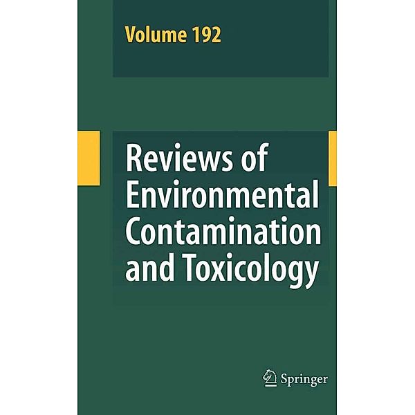 Reviews of Environmental Contamination and Toxicology 192 / Reviews of Environmental Contamination and Toxicology Bd.192