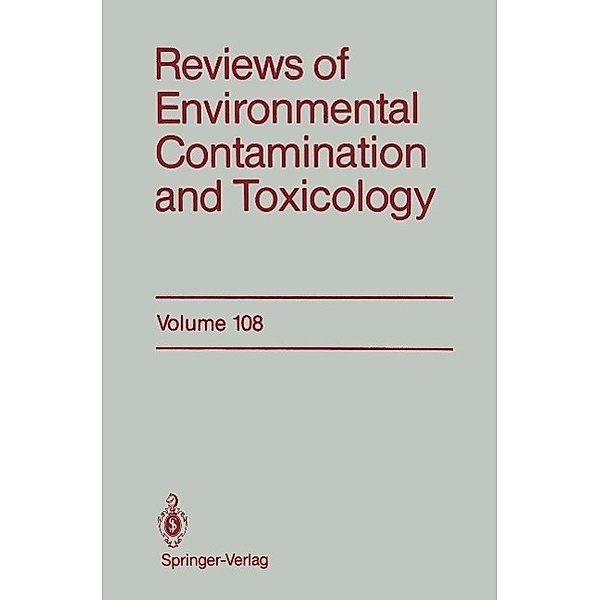 Reviews of Environmental Contamination and Toxicology / Reviews of Environmental Contamination and Toxicology Bd.108, George W. Ware