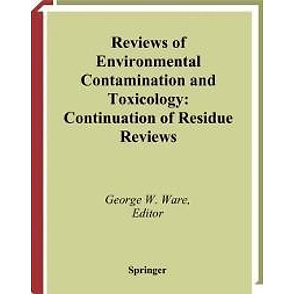 Reviews of Environmental Contamination and Toxicology / Reviews of Environmental Contamination and Toxicology Bd.179