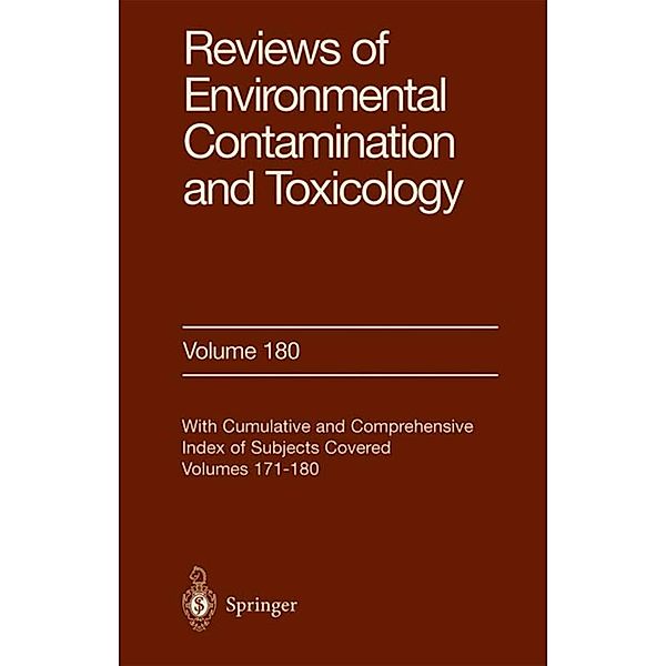 Reviews of Environmental Contamination and Toxicology / Reviews of Environmental Contamination and Toxicology Bd.180