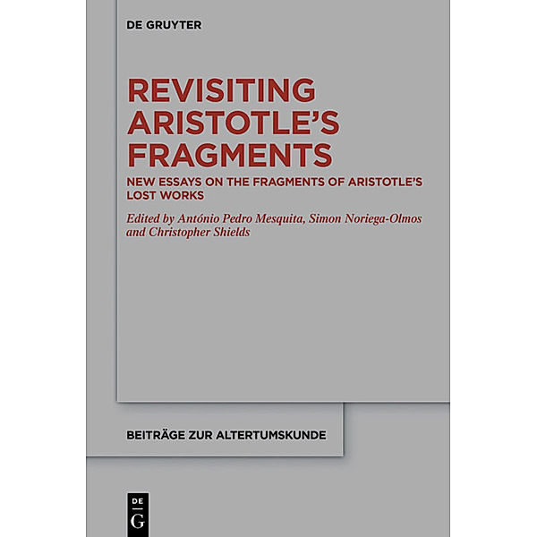 Revisiting Aristotle's Fragments