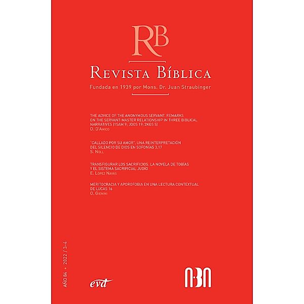 Revista Bíblica 2022/3-4 - Año 84 / Revista Bíblica, Asociación Bíblica Argentina Aba