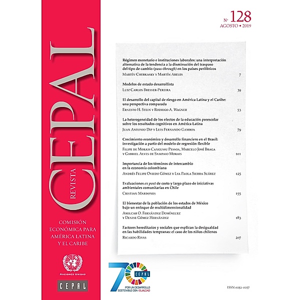 Revista de la CEPAL No.128, Agosto 2019 / Revista de la CEPAL