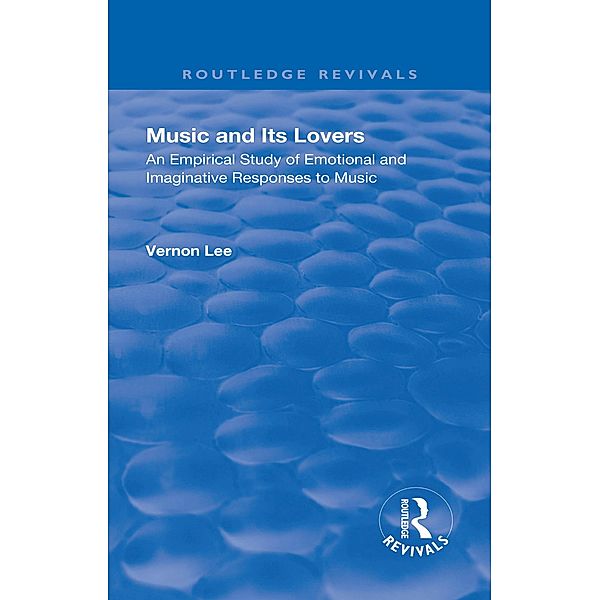 Revival: Music and Its Lovers (1932), Vernon Lee