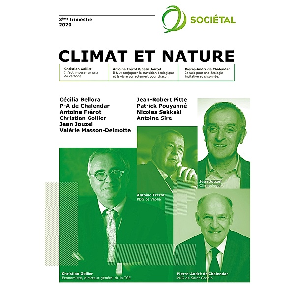 Revue Sociétal : Climat et Nature, Institut de l'Entreprise