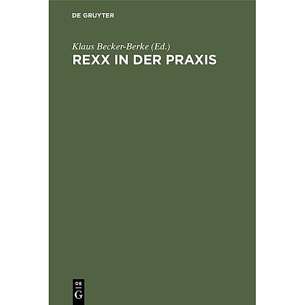 REXX in der Praxis / Jahrbuch des Dokumentationsarchivs des österreichischen Widerstandes