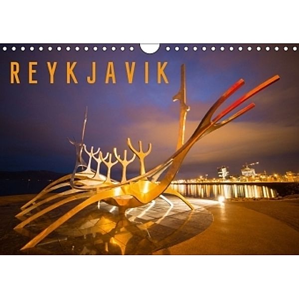 REYKJAVIK (Wall Calendar 2017 DIN A4 Landscape), MARIUSZ CZAJKOWSKI