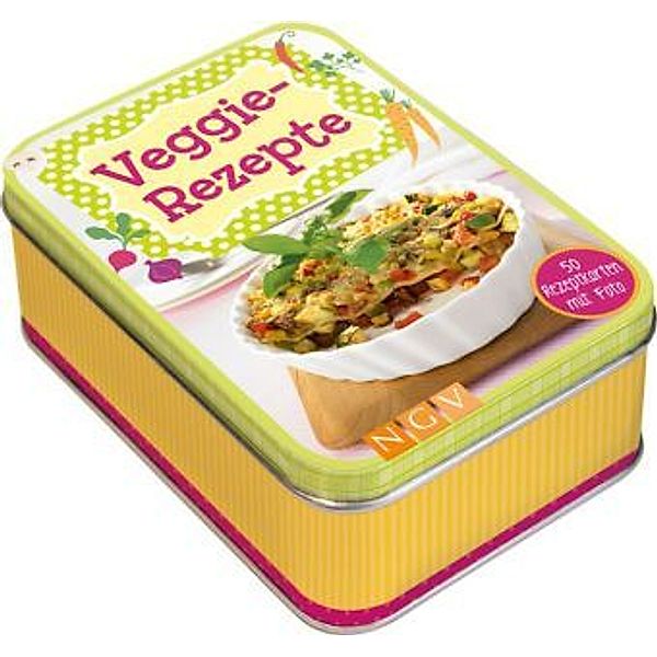 Rezeptbox Veggie-Rezepte, 50 Rezeptkarten