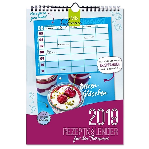 Rezeptkalender für den Thermomix 2019, Corinna Wild