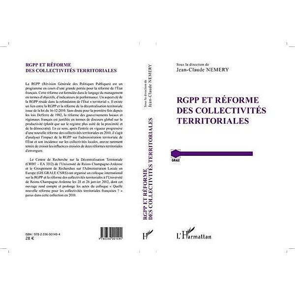 RGPP ET REFORME DES COLLECTIVIES TERRITORIALES / Hors-collection, Collectif