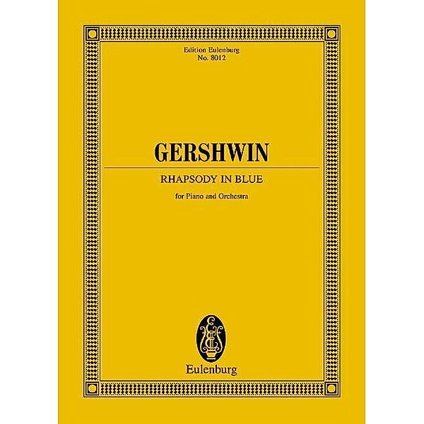 Rhapsody in Blue, Klavier und Orchester, Partitur, George Gershwin