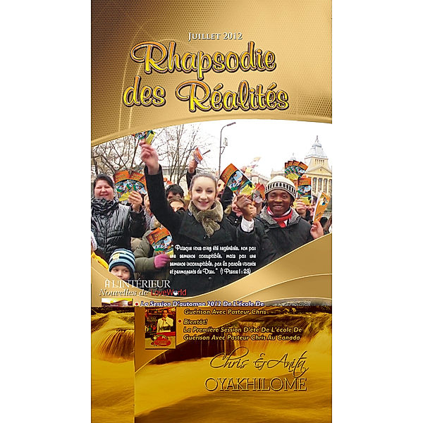 Rhapsody of Realities July 2012 French Edition, Pastor Chris Oyakhilome