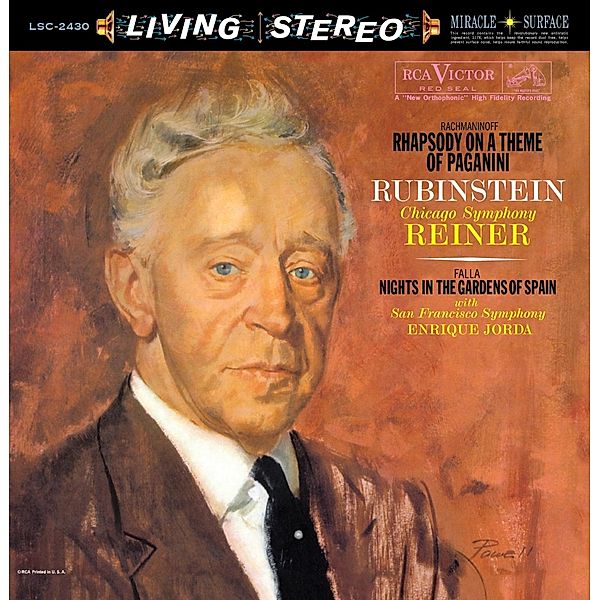 Rhapsody On A The Of Paganini, Arthur Rubinstein, Cso, Reiner;Fritz