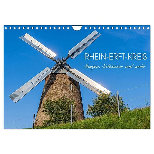 Rhein-Erft-Kreis - Burgen, Schlösser und mehr (Wandkalender 2024 DIN A4 quer), CALVENDO Monatskalender, Calvendo