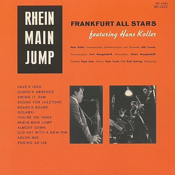 Rhein Main Jump-Feat. Hans Koller (Vinyl), Albert Mangelsdorff & Frankfurt All Stars