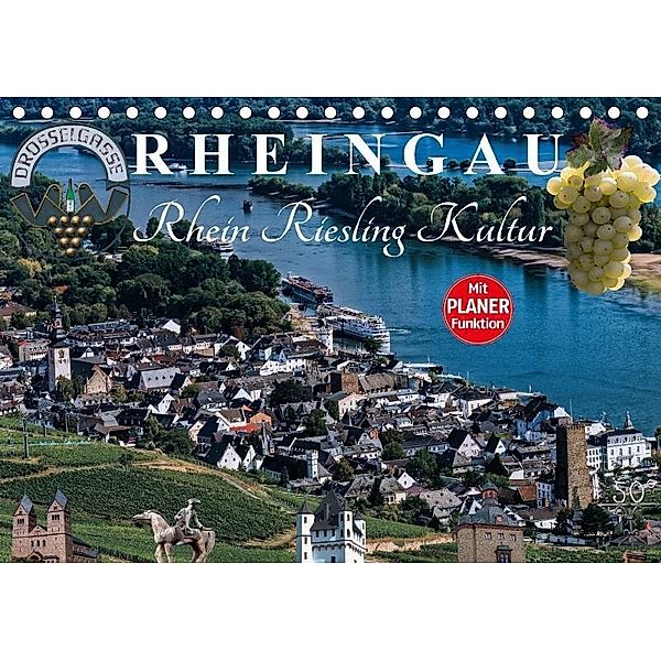 Rheingau - Rhein Riesling Kultur (Tischkalender 2017 DIN A5 quer), Dieter Meyer