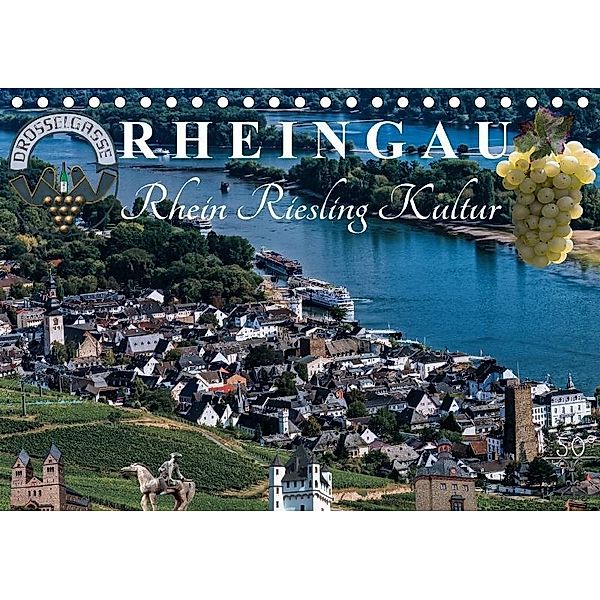Rheingau - Rhein Riesling Kultur (Tischkalender 2017 DIN A5 quer), Dieter Meyer