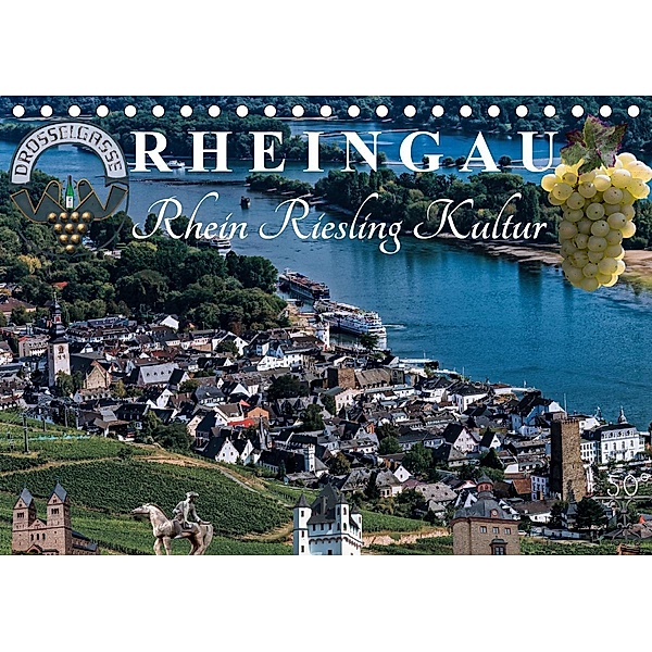 Rheingau - Rhein Riesling Kultur (Tischkalender 2020 DIN A5 quer), Dieter Meyer