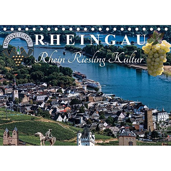 Rheingau - Rhein Riesling Kultur (Tischkalender 2020 DIN A5 quer), Dieter Meyer