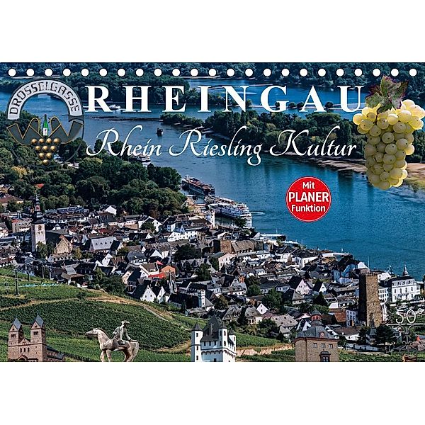 Rheingau - Rhein Riesling Kultur (Tischkalender 2021 DIN A5 quer), Dieter Meyer