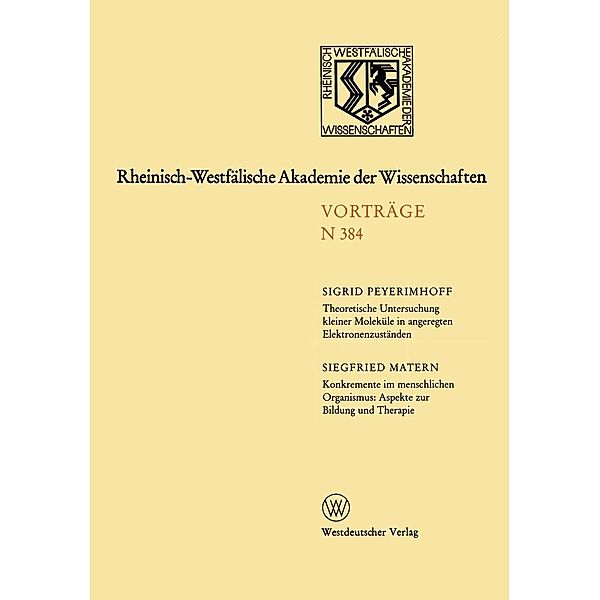 Rheinisch-Westfälische Akademie der Wissenschaften, Sigrid Peyerimhoff