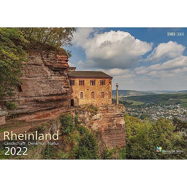 Rheinland 2022 Wandkalender A4 quer Spiralbindung 28 Blatt mit 56 Seiten