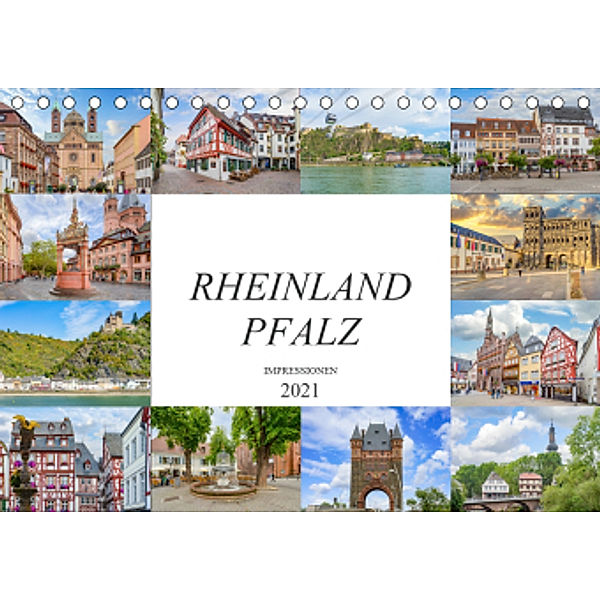 Rheinland Pfalz Impressionen (Tischkalender 2021 DIN A5 quer), Dirk Meutzner