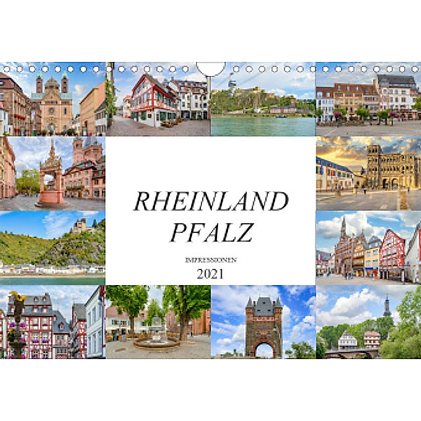 Rheinland Pfalz Impressionen (Wandkalender 2021 DIN A4 quer), Dirk Meutzner