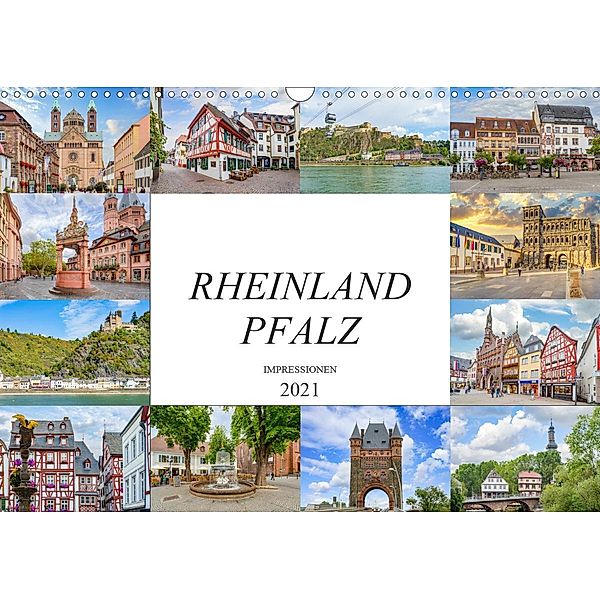 Rheinland Pfalz Impressionen (Wandkalender 2021 DIN A3 quer), Dirk Meutzner