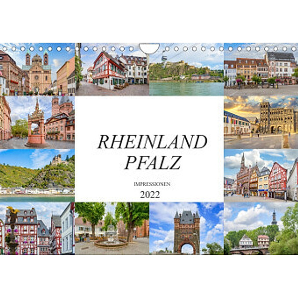 Rheinland Pfalz Impressionen (Wandkalender 2022 DIN A4 quer), Dirk Meutzner