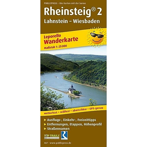 Rheinsteig 2,Lahnsteig-Wiesbad