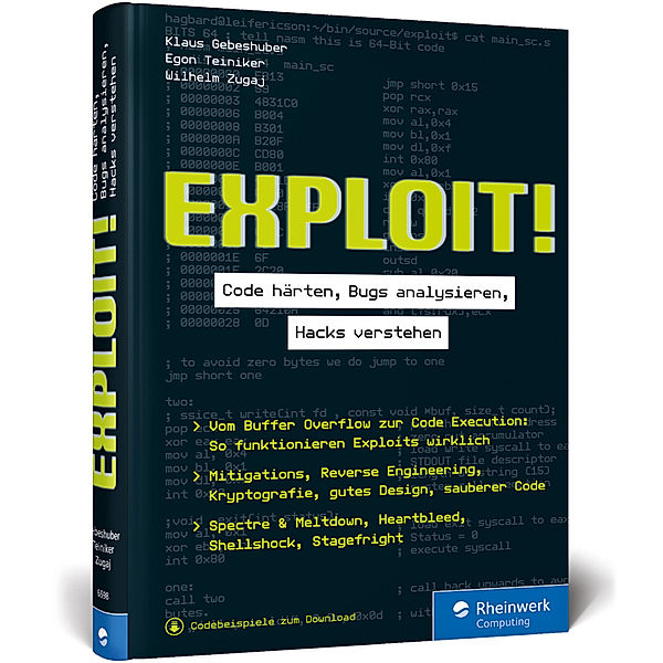 Rheinwerk Computing / Exploit!, Klaus Gebeshuber, Egon Teiniker, Wilhelm Zugaj