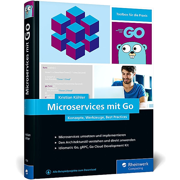 Rheinwerk Computing / Microservices mit Go, Kristian Köhler