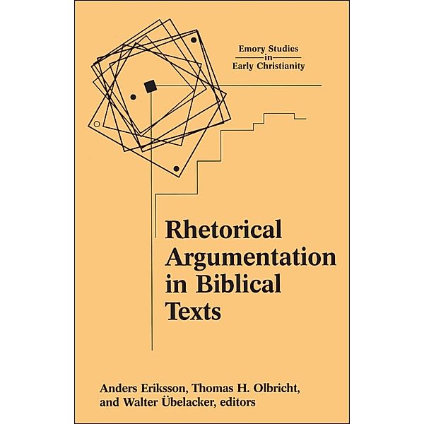 Rhetorical Argumentation in Biblical Texts