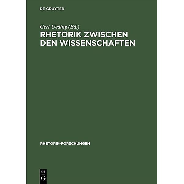 Rhetorik zwischen den Wissenschaften