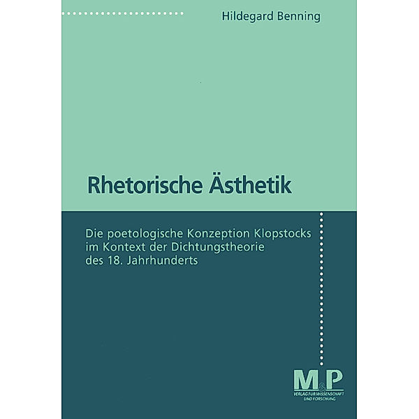 Rhetorische Ästhetik, Hildegard Benning