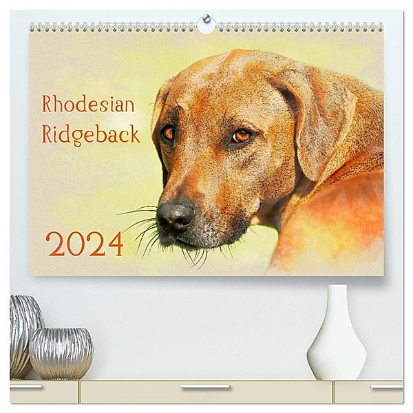 Rhodesian Ridgeback 2024 (hochwertiger Premium Wandkalender 2024 DIN A2 quer), Kunstdruck in Hochglanz, Andrea Redecker