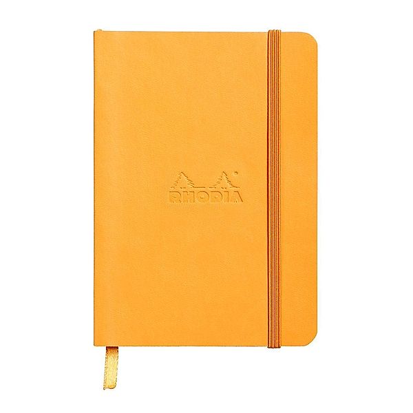 Rhodiarama Notizbuch Softcover A6 72 Bl. Dot-Lin. orange