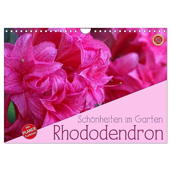 Rhododendron Schönheiten im Garten (Wandkalender 2024 DIN A4 quer), CALVENDO Monatskalender, Martina Cross