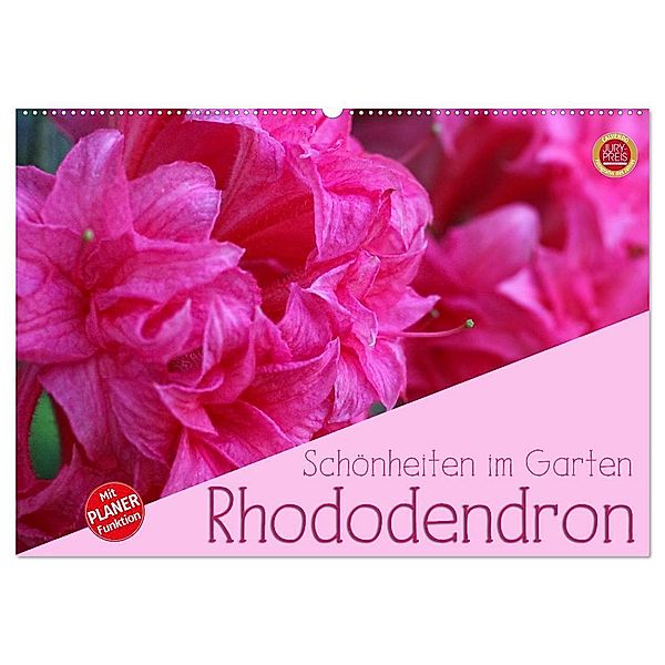 Rhododendron Schönheiten im Garten (Wandkalender 2024 DIN A2 quer), CALVENDO Monatskalender, Martina Cross