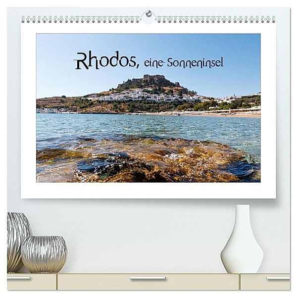 Rhodos, eine Sonneninsel (hochwertiger Premium Wandkalender 2024 DIN A2 quer), Kunstdruck in Hochglanz, Stanislaws Photography