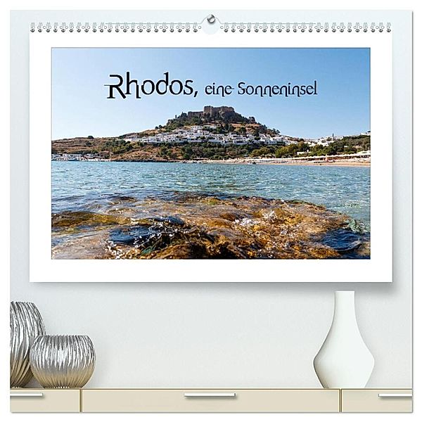 Rhodos, eine Sonneninsel (hochwertiger Premium Wandkalender 2025 DIN A2 quer), Kunstdruck in Hochglanz, Calvendo, Stanislaws Photography